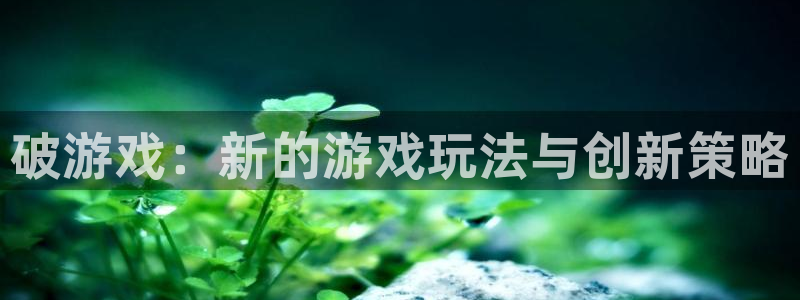 南宫官网pc28登录入口：破游戏：新的游戏玩法与创新策略